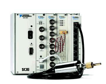93 4.2.1. SCXI-1000 O módulo SCXI-1000 vem a ser o principal módulo, sendo a base para a montagem de todo o sistema.