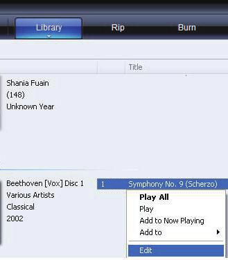 Por exemplo, clique como mostrado no Windows Media Player 11. Selecione a canção desejada e clique duas vezes para editá-la. Transferir arquivos no Windows Explorer 1 Conecte o MIX ao PC.