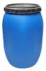 Polietileno Capacidade: 200 litros Cor: Preto Tambor Plástico de 200 litros com tampa removível