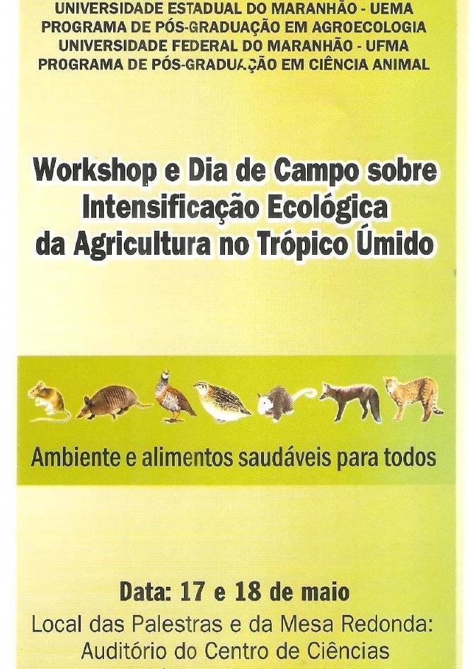 Intensificação ecológica em São Luiz MA (C).