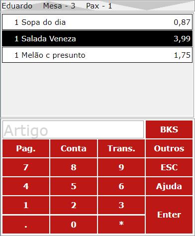 foram pedidos.