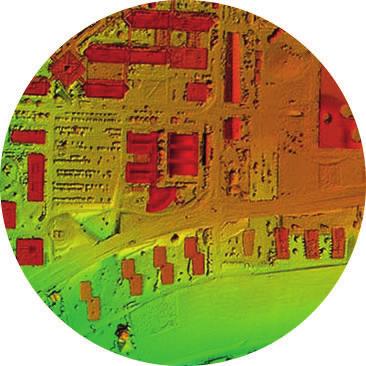5 Processamento das imagens 09 Modelo Digital de superfície É conjunto de pontos com coordenadas e elevações conhecidas que permitem verificar objetos (casas, árvores ).