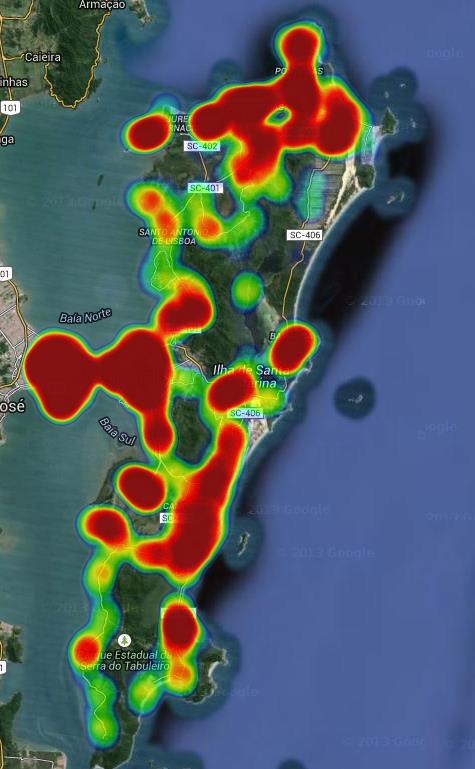 Florianópolis - Água 500 mil habitantes