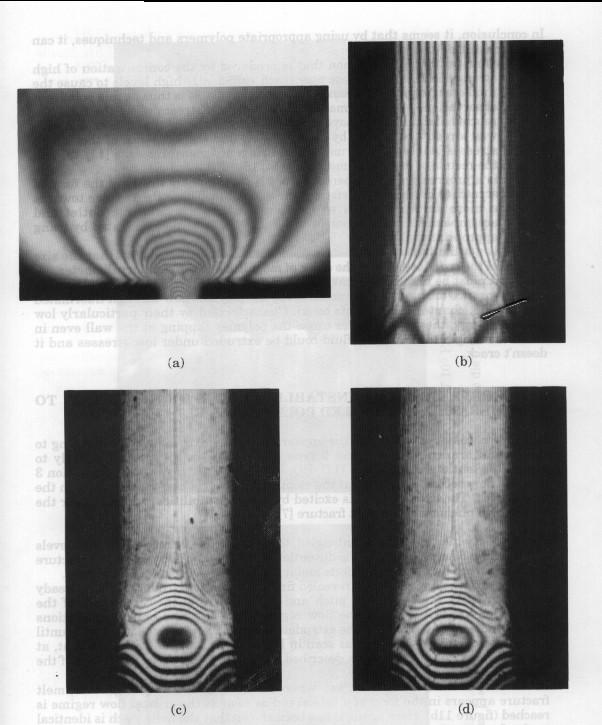 Campo de Tensão Padrões de birefringência,