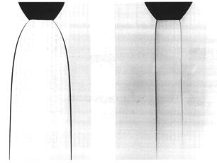 Primeira diferença de tensões normais A primeira diferença de tensões normais pode ser medida a partir do die swell : Hipóteses D De N 1 = ψ 1 γ 2 = 8τR 2(B6 1) B = D e D 0.