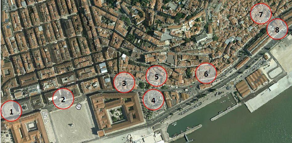 Visit 4 Downtown (Baixa Pombalina) and Alfama Rivershore Area (in English) Orientation: Helena Cunha Lopes (art historian) Meeting Point: Praça do Município (in front of Lisbon Town Hall) Meeting