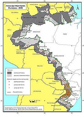 - É considerada área indispensável à Segurança Nacional a faixa interna de 150 Km