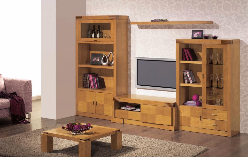 11 Prateleira parede 1600 Estante pared 1600 Wall shelf 1600 A50 x L1600 x P250 mm Ref. CR6.18 Mesa centro quadrada Mesa centro cuadrada Square center table A300 x L800 x P800 mm Composição CR6.3 Ref.