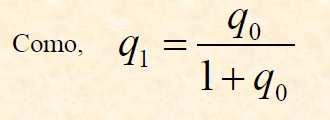 0, = 0,857 t= - 0,095 0, t= 0,5 -,5 = 8 A freqüência de br reduz de 0, para 0,857. Após 8 ciclos seletivos a freqüência do alelo br passará de 0, para 0,095.
