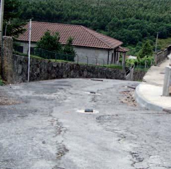 colocadas novas caixas de águas pluviais,