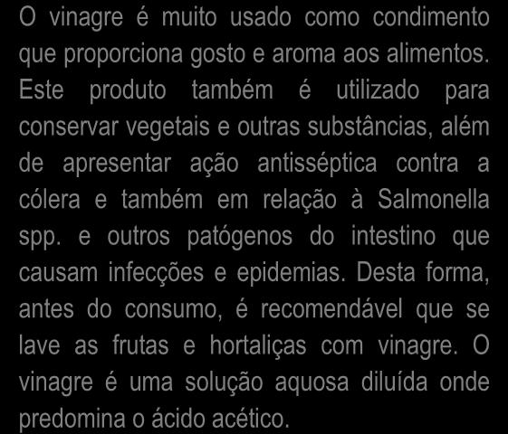 no preparo de soluções; Preparar e fazer cálculos prévios para o preparo de soluções diluídas a partir de soluções estoque.