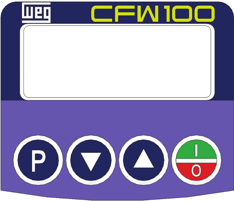HMI e Programação Básica 4 HMI E PROGRAMAÇÃO BÁSICA 4.1 USO DA HMI PARA OPERAÇÃO DO INVERSOR Através da HMI é possível o comando do inversor, a visualização e o ajuste de todos os parâmetros.