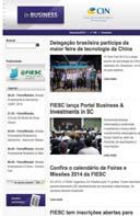 FIESC, com alcance de 40 mil assinantes/mês e público formado por indústrias e empresas da