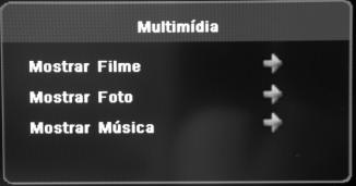 CONFIGURAÇÃO Configuração extra - MOSTRAR FILME: filtro de vídeos.