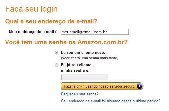 Passo 1: Acessar o site https://kdp.amazon.com. Passo 2: Clicar no botão Inscreva-se.