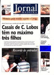 Jornal da Madeira ID: 18539989 16-10-2007