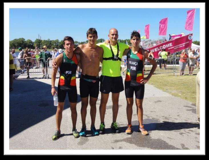 A competição juntou o formato do Biatle Moderno (corrida-nataçãocorrida) e do Triatle Moderno (tiro laser-natação-corrida), disputados de forma