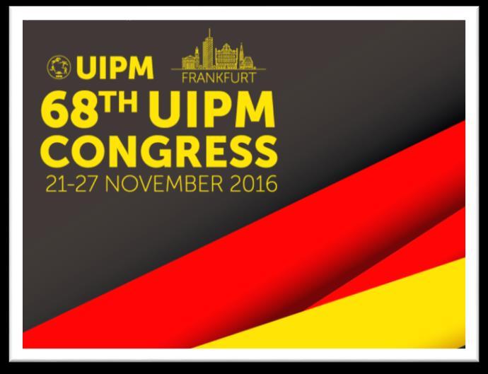 1. BALANÇO DA AÇÃO FEDERATIVA EM 2016 41 A 68ª edição do Congresso da UIPM, que reconduziu o actual presidente Dr.