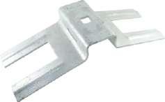 Constituído em alumínio, o Prensa Fio de Espinar é utilizado na amarração nal do o de espinar junto