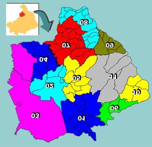 72 ANEXO 3: Microrregiões do Estado de Mato Grosso do Sul, com suas respectivas cidades.