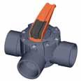Handle indicater of flow direction. Closing pump position is not allowed under pressure. Excellent flow characteristics. Available Standard: Metric, British Standard. O-Rings in EPDM.