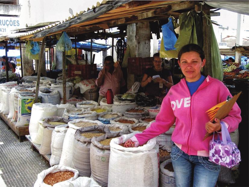 Expedição de Coleta de Variedades Tradicionais de Feijão Comum... 15 Figura 6. Coleta na feira livre no Município de São Benedito, no Estado do Ceará. Figura 7.