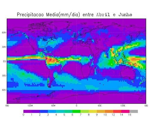(a) (c) (d) Figura 6 - Mapas Climatológicos Trimestrais de Precipitação Média.