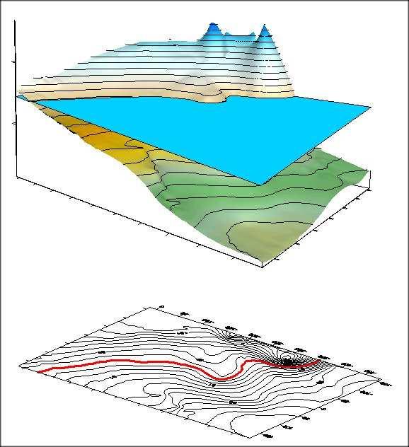 Um Modelo Numérico de Terreno (MNT) é uma representação matemática computacional da distribuição de um fenômeno espacial que ocorre dentro de uma região da superfície terrestre.