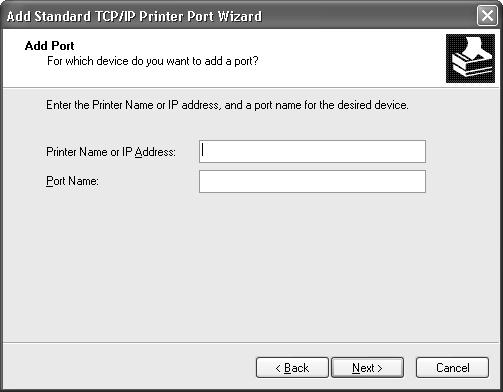 5. Introduza o endereço de IP da interface de rede e, em seguida, faça clique em Next (Seguinte). 6.