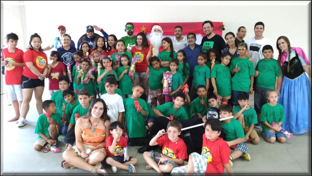 RotaKids RotaKids Sorocaba - Distrito 4620 09/dezembro/2017 Festa de Natal O Rotakids Sorocaba organizou uma festa de natal para mais de 250 crianças da Pastoral do Menor de Sorocaba, Cec Ipiranga e