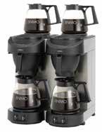 555-556 M102 (cód. 0440.317.011) Máquina de café de filtro dupla com jarros de vidro - enchimento manual Double coffee brewer machine with glass jars - manual filling 1.
