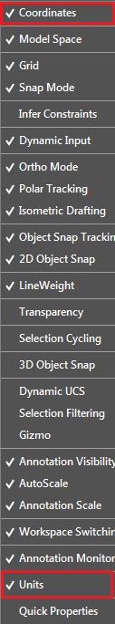 11 Figura 4.5 Ativando coordenadas Ao realizar os passos conforme o item 4.1 a unidade linear (Length) será do tipo (Type) Decimal e as coordenadas ativadas aparecerão de acordo com essa seleção. 4.2 TEXTO Para identificar elementos do seu desenho é necessário configurar os estilos de textos e tamanhos dos textos.