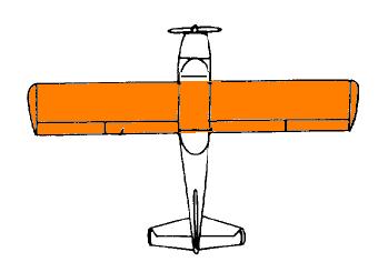Área da asa: É toda área entre os bordos de ataque e fuga, de ponta a ponta, incluindo a parte compreendida entre a fuselagem.