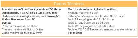 Com medidor digital homologado pelo Inmetro e bomba pneumática de excelente desempenho. 3.