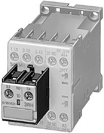 . I e /AC-15/AC-14 Código Execução Tipo Tipo em 230 V Terminais de ligação Cage-Clamp Tipo A NA NF NA NF kg Blocos de contatos auxiliares para montagem frontal conforme DIN EN 50 012 Blocos para