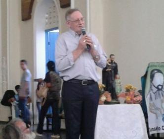 Ao final da Festa foram apresentados (aclamados) pelo confrade Jeová, coordenador da Ecafo do CM.