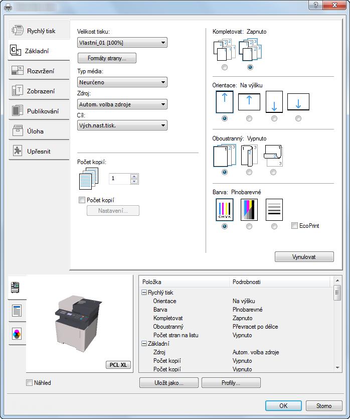 Imprimir a partir do PC > Imprimir a partir do PC 4 Seleccione o tamanho e o tipo de papel de tamanho não-padronizado.