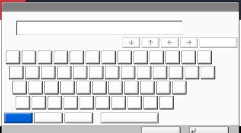 Uso Básico 5 Introduza os dados de destino e prima [OK]. Use teclado para inserir Limite: 128 caracteres Introd.: 0 caract. Retrocesso!