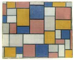 II; Composition in Line and Color (1913) Mill in Sunlight (1908) Composition with Color Planes and