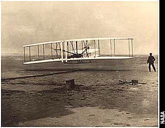 Fotografias de um Aeroplano: 1909 Wilbur Wright foi o piloto de dois notáveis eventos na história do Sensoriamento Remoto.