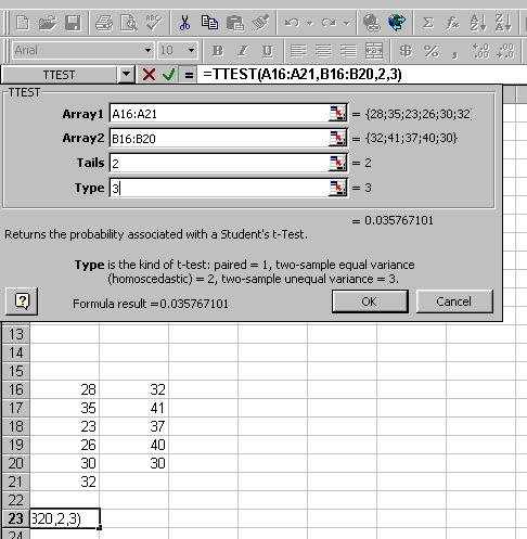 Teste de t - Bilheteira TTEST( ) Type: 3 (se inter-grupos) Type: 1 (se intra-grupos) 59 Teste