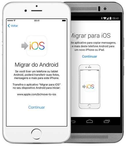 para um novo iphone, ipad ou ipod touch.