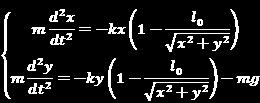 Por conta do sistema de referência escolhido podemos ainda notar que: [Eq. 7] Logo o vetor força resulta em: [Eq.