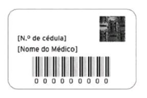 A) - Modelo de vinheta identificativa do prescritor Vinhetas do prescritor Pantone 305 U