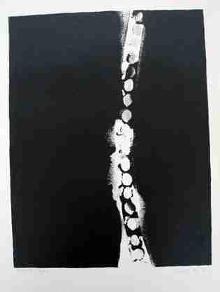 Litografia JÚLIO RESENDE (Refª OMR2013/12) Natureza Submarina 1967-58,0 x 44,0 cm