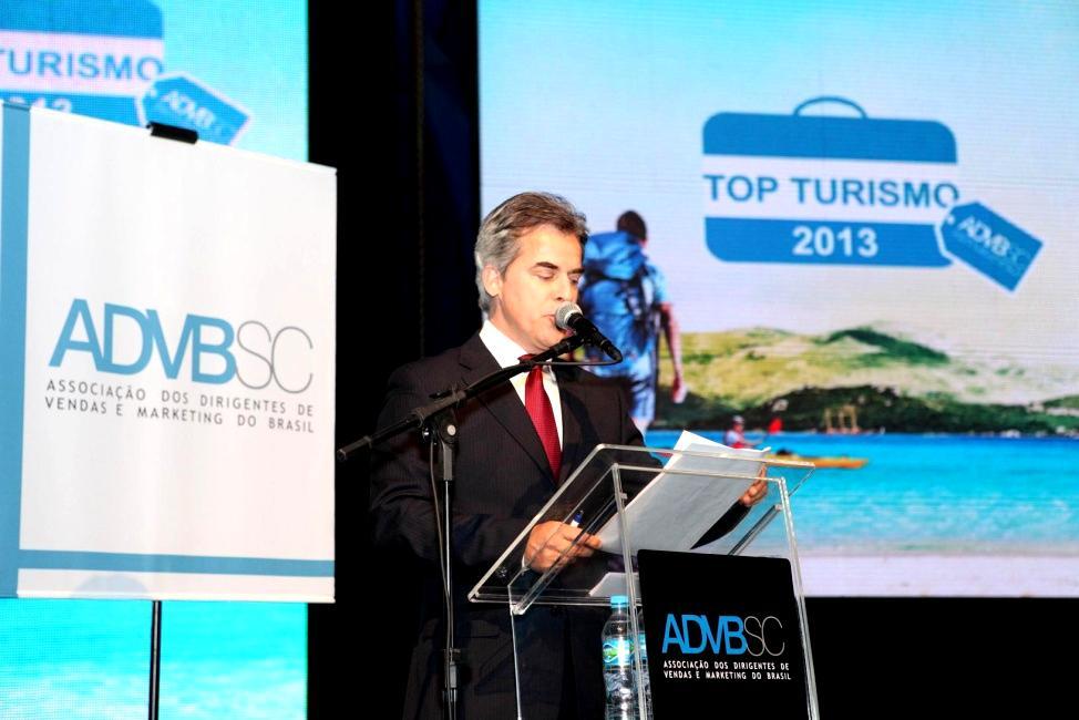 Top Turismo ADVB/SC Formalizadas as boas-vindas, Joelson