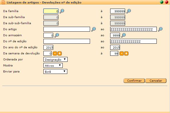 LISTAGENS ARTIGOS Existências em A listagem de Existências em foi revista, tendo sido regularizada a contabilização do stock de artigos do tipo matriz e de artigos que utilizem diferentes unidades na