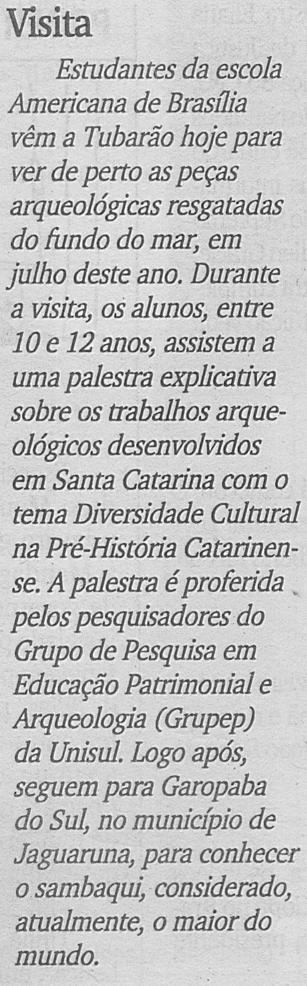 Veículo: Jornal Diário do Sul