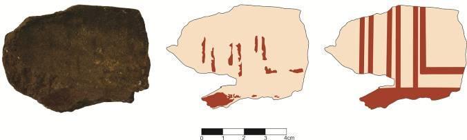Materiais Arqueológicos Cerâmica Pelo fato de o material cerâmico não ter apresentado vasilhas cerâmicas inteiras, o primeiro encaminhamento proposto para sua análise foi o de agrupar os fragmentos