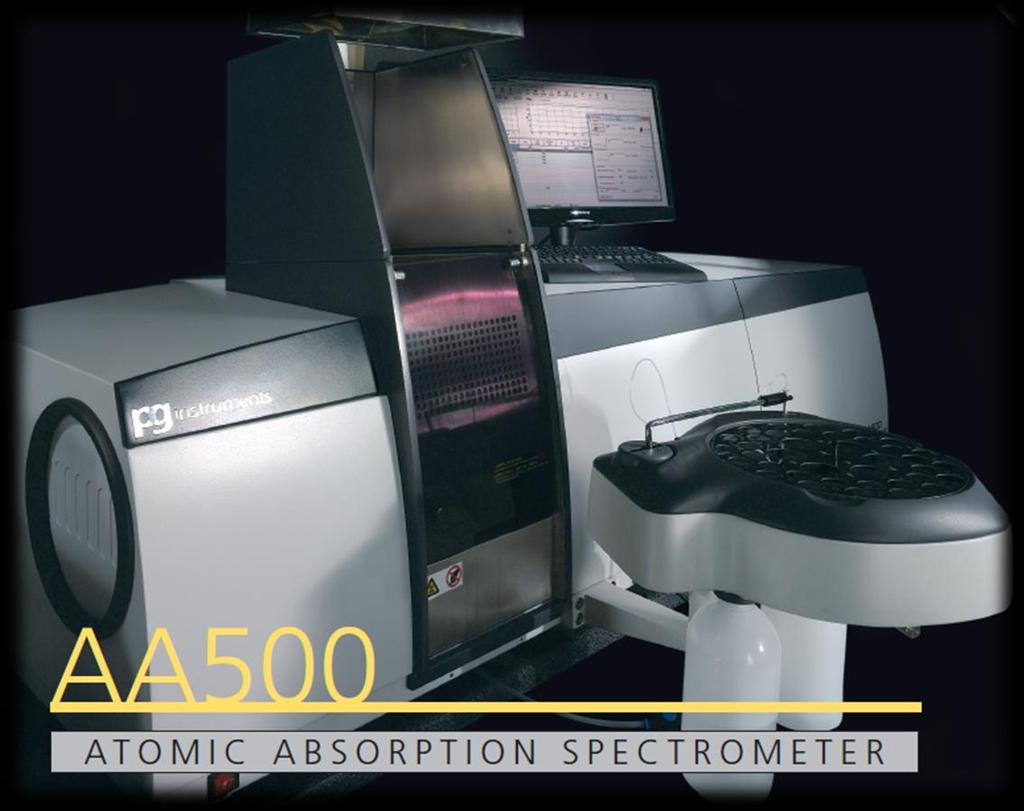 AA500 DESCRIÇÃO O Espectrofotômetro de Absorção Atômica AA500 é um instrumento automatizado de alto desempenho projetado para atender as exigências de laboratórios modernos.